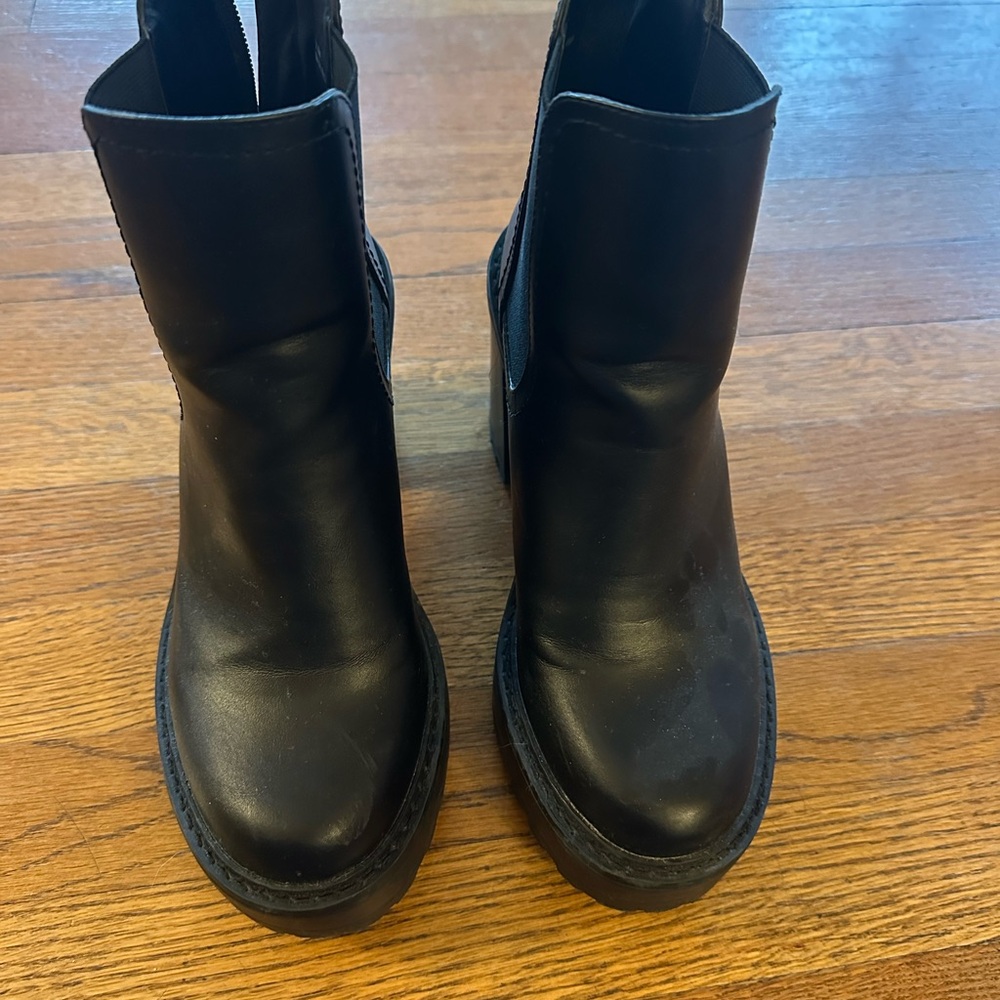 Madden Girl Black Ankle Booties